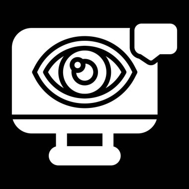 Görsel Tasarım Web simgesi vektör illüstrasyonu