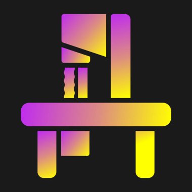 Modern Bant Testere simgesinin vektör çizimi    