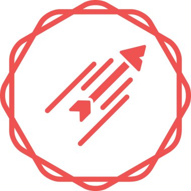 ok web simgesi, vektör çizim