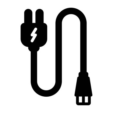 Kablo TV simgesi, basit vektör illüstrasyonuName