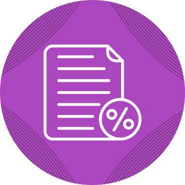 belge simgesi, vektör illüstrasyonu basit tasarım