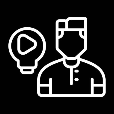 - Bilgi. Web simgesi basit illüstrasyon