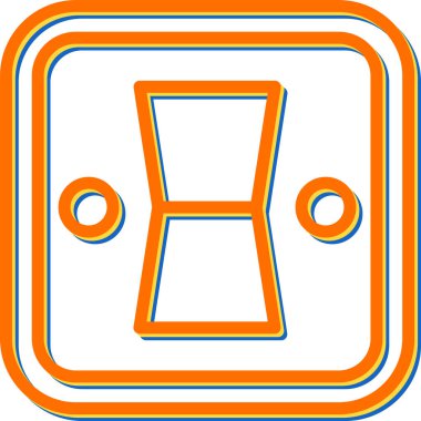 Anahtarı simge vektör çizim