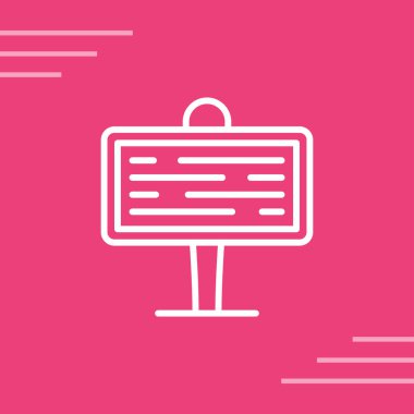 Bilgisayar Simgesi Vektör Resimleri Beyaz Arkaplanda İzole Edildi 