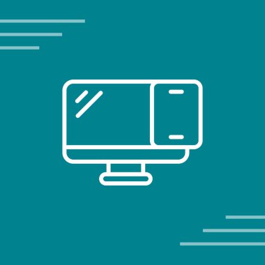 Yanıt Tasarım simgesi, vektör illüstrasyonu basit tasarım