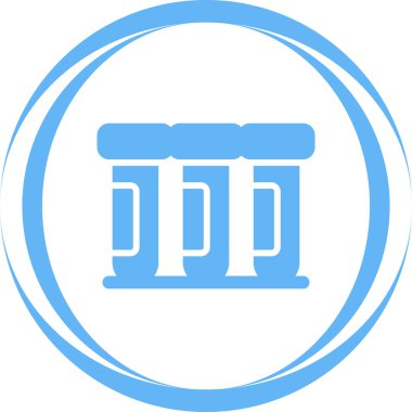 tüp simgelerinin vektör illüstrasyonu