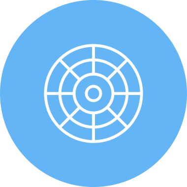 Paleti simgesi, basit vektör çizim