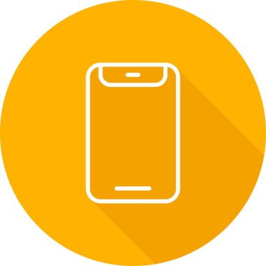 akıllı telefon web simgesi vektör çizimi 