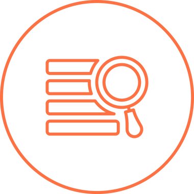 Arama simgesi vektör illüstrasyonu 