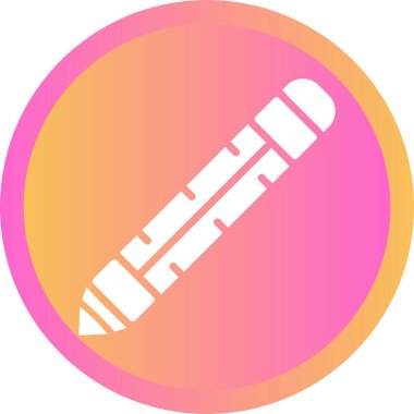 Kalem. Web simgesi basit illüstrasyon 