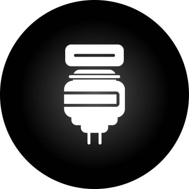 elektrik prizi simgesi. Web illüstrasyonu