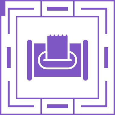 Antiseptik silme web simgesi, basit vektör illüstrasyonu