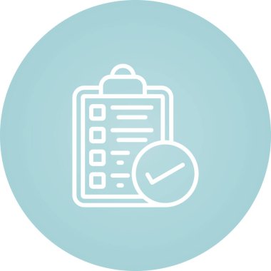 Düzenleyici Uyum simgesinin vektör illüstrasyonu