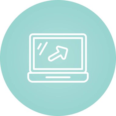 İmleç modern simgesinin vektör illüstrasyonu