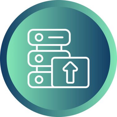 Web simge vektör çizim upload