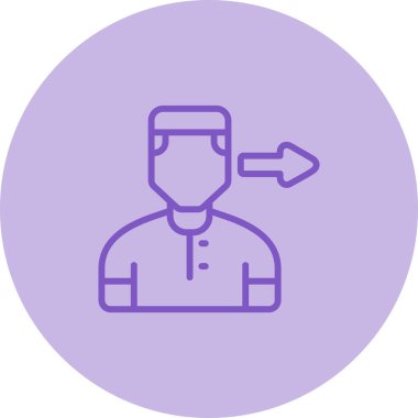 user icon, vector illustration simple design