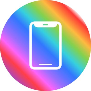 akıllı telefon web simgesi vektör çizimi 