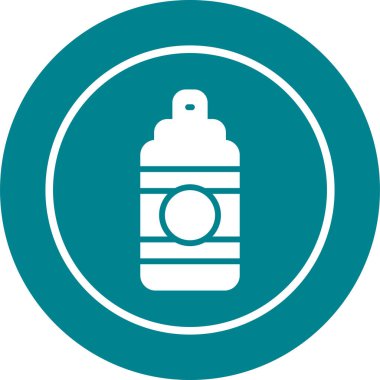 Losyon şişesi simgesi, basit vektör illüstrasyonu