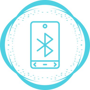 bluetooth web simge vektör çizim
