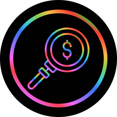 Ara. Web simgesi basit tasarım