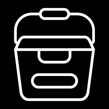 Taşınabilir su kabı vektör çizimi 