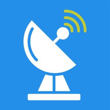 Radar. Web simgesi basit illüstrasyon