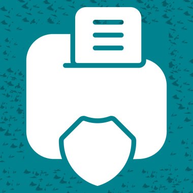 Veri Gizliliği simgesi, vektör illüstrasyonu basit tasarım