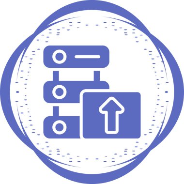 Web simge vektör çizim upload