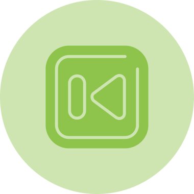 vektör ağ simgesi Önceki Parça Düğmesi 