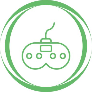 Video oyunu konsol vektörü. Basit resimleme