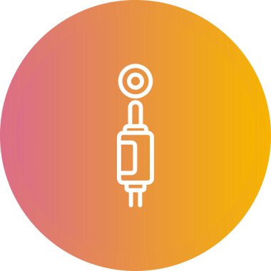 elektrik prizi simgesi. Web illüstrasyonu