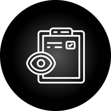 belge simgesi vektör illüstrasyonu