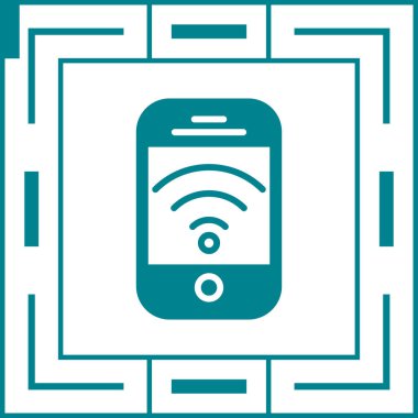 Kablosuz Bağlantı, Wi-Fi sinyal vektör simgesi