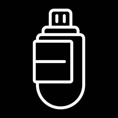 usb simgesi, web tasarımı için illüstrasyon