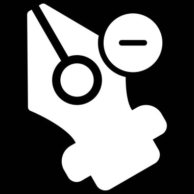 Kalem aracı imleci. Vektör bilgisayar grafikleri. Tasarımcı veya çizer için yol simgesi