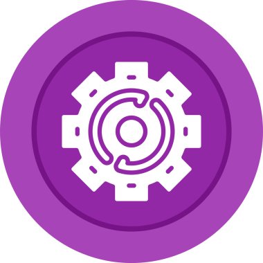 Yenile. Web simgesi basit illüstrasyon