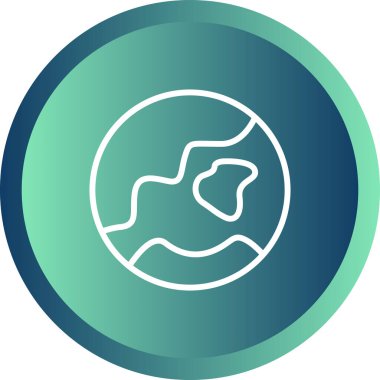 Küresel simge vektör illüstrasyonu 