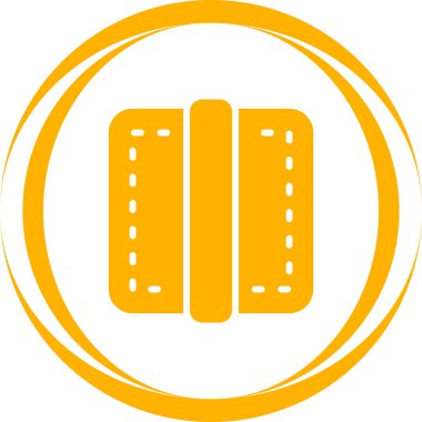 Web tasarımı için kenar simgesi, ayırıcı satır vektör işareti 