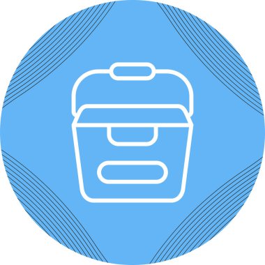 Taşınabilir su kabı vektör çizimi 