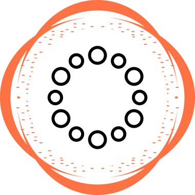 Spinner Web simgesi yükleniyor, basit illüstrasyon 