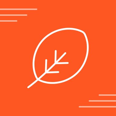 Yaprak ağ simgesi, vektör illüstrasyonu