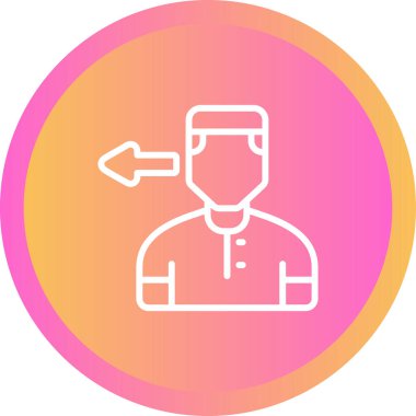 user icon, vector illustration simple design