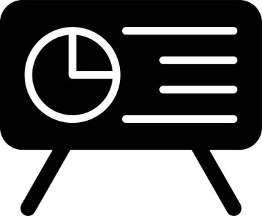 Sunum. Web simgesi basit tasarım