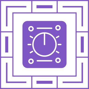 Web ve mobil uygulama tasarımınız için beyaz arkaplanda izole edilmiş loş simge vektörü. Logo logosu konsepti