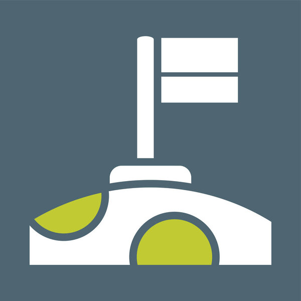 Flag web icon, vector illustration