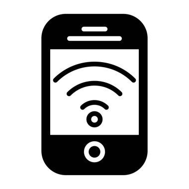 Kablosuz Bağlantı, Wi-Fi sinyal vektör simgesi