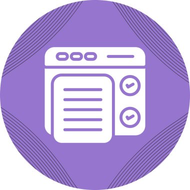 Yazılım Test Simgesi, Beyaz Konsepti İzole Edildi 