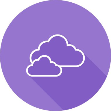 bulut web simgesi basit illüstrasyon