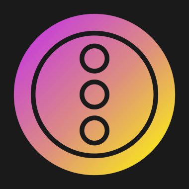 Beyaz arkaplanda menü düğmesi simgesi 