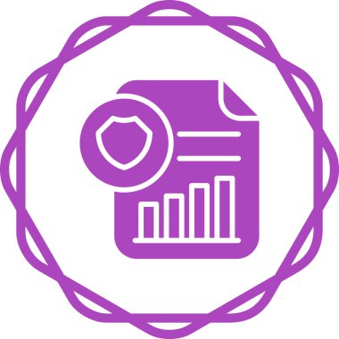 Gizlilik veri analiz ikonu vektör illüstrasyonuName